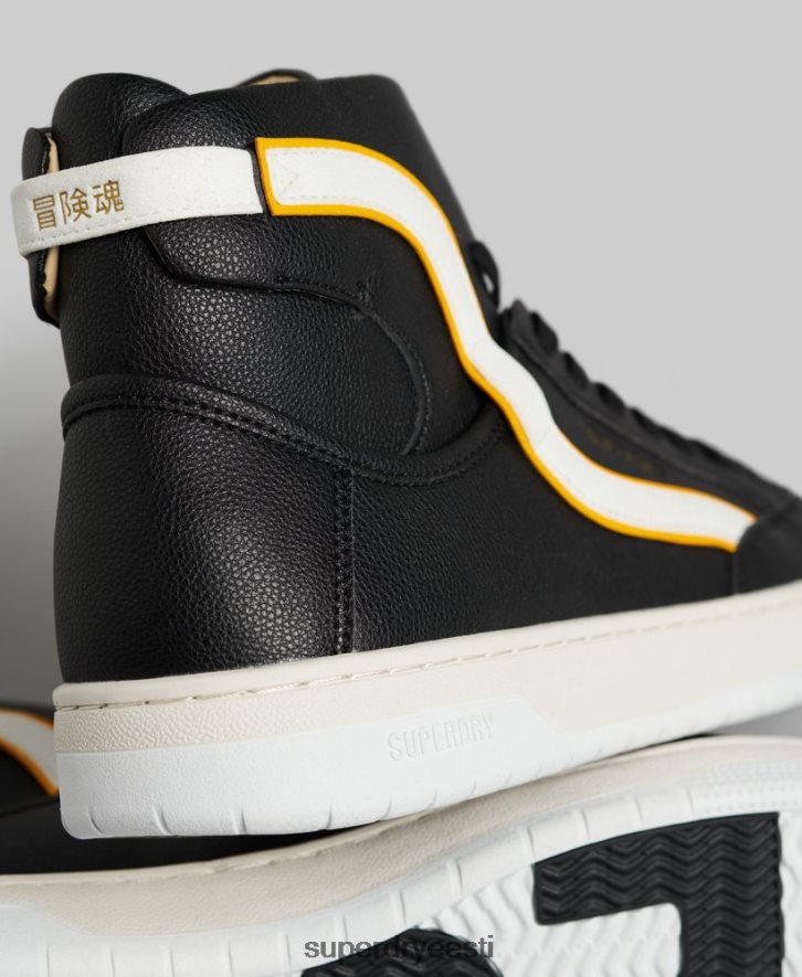 Superdry mehed vanaaegsed vegan korvpüksid B2LT41910 kingad must