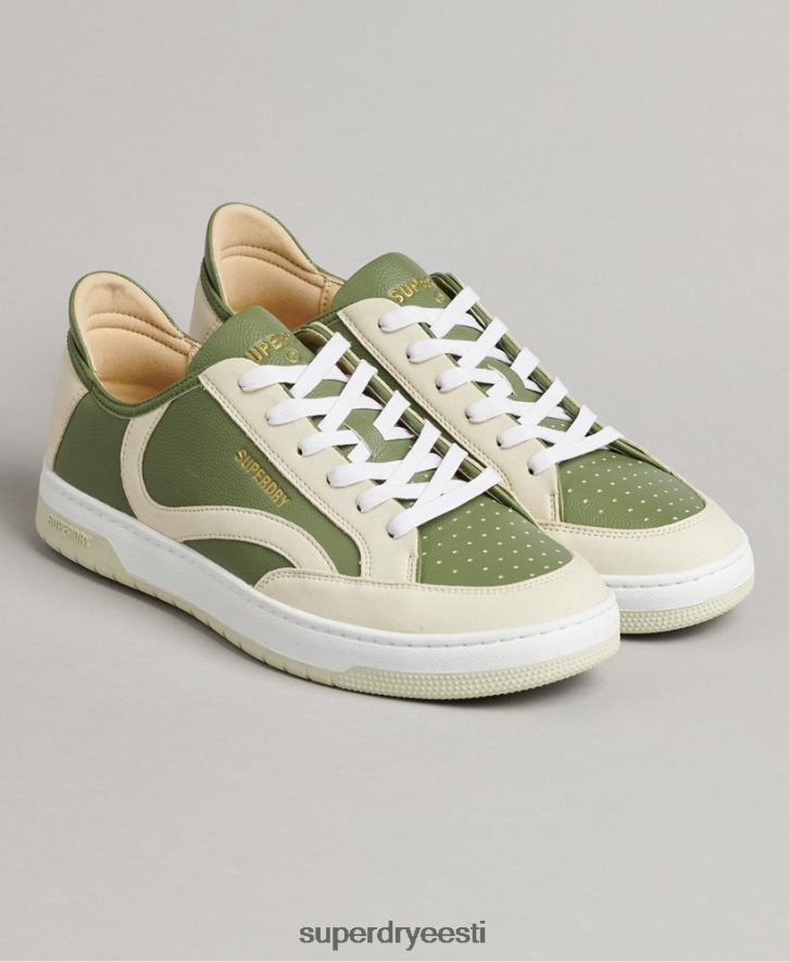Superdry mehed vegan korv madala otsaga trenažöörid B2LT41894 kingad roheline