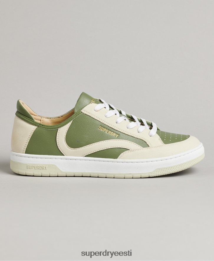 Superdry mehed vegan korv madala otsaga trenažöörid B2LT41894 kingad roheline