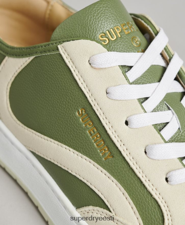 Superdry mehed vegan korv madala otsaga trenažöörid B2LT41894 kingad roheline