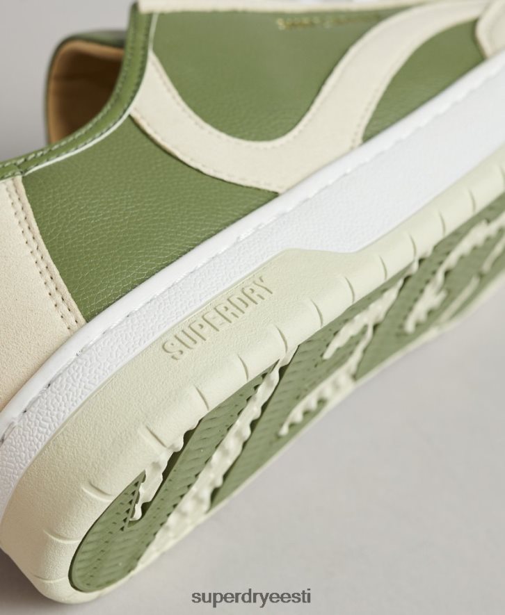 Superdry mehed vegan korv madala otsaga trenažöörid B2LT41894 kingad roheline