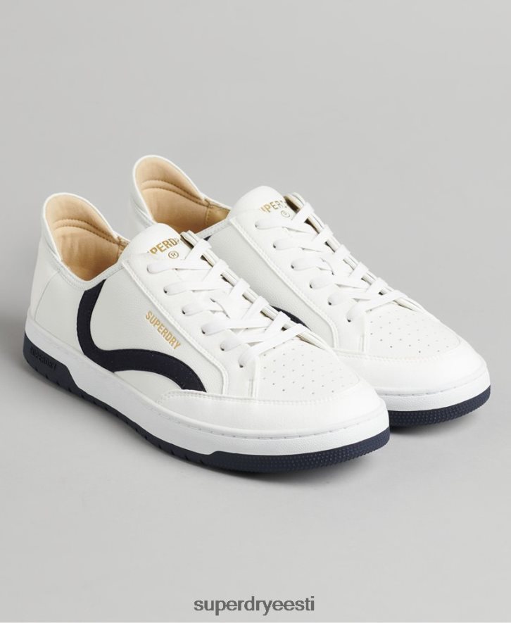 Superdry mehed vegan korv madala otsaga trenažöörid B2LT41950 kingad valge