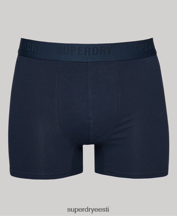 Superdry mehed orgaanilisest puuvillast bokserite kolmikpakk B2LT41600 Riietus merevägi