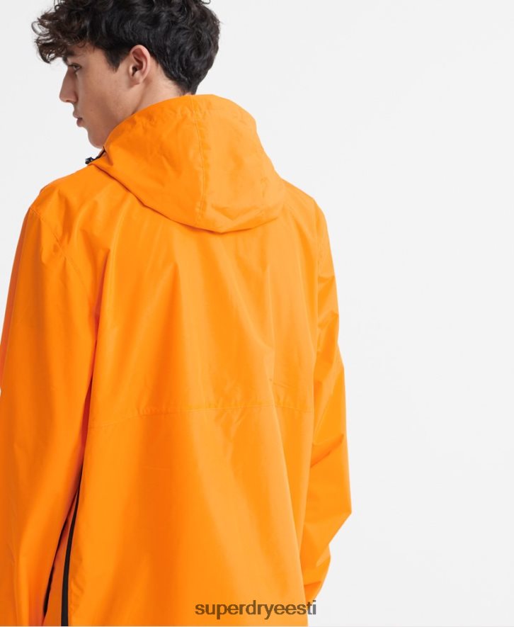 Superdry mehed Packaway cagoule vabaaja jope B2LT44713 Riietus oranž
