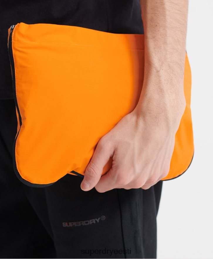 Superdry mehed Packaway cagoule vabaaja jope B2LT44713 Riietus oranž
