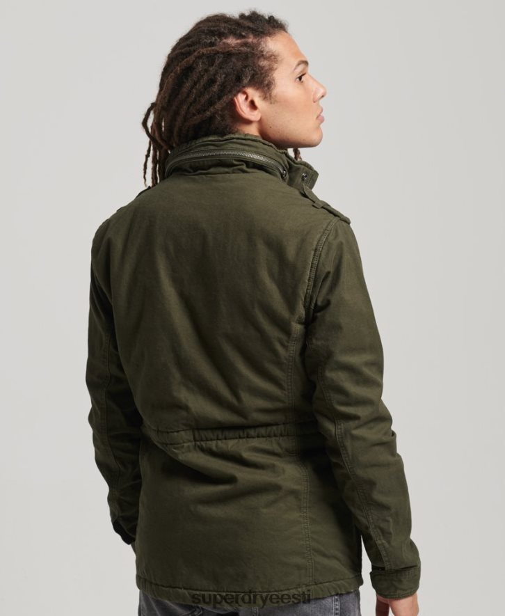 Superdry mehed algaja raske ilmaga välijope B2LT41137 Riietus roheline