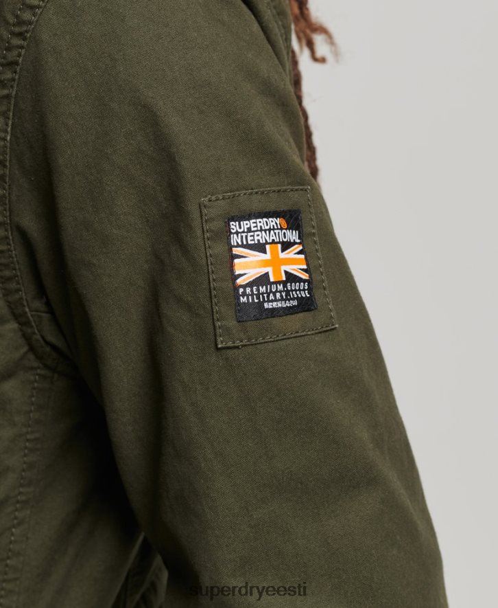 Superdry mehed algaja raske ilmaga välijope B2LT41137 Riietus roheline