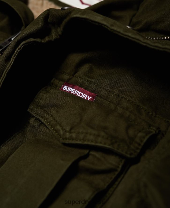 Superdry mehed algaja raske ilmaga välijope B2LT41204 Riietus roheline