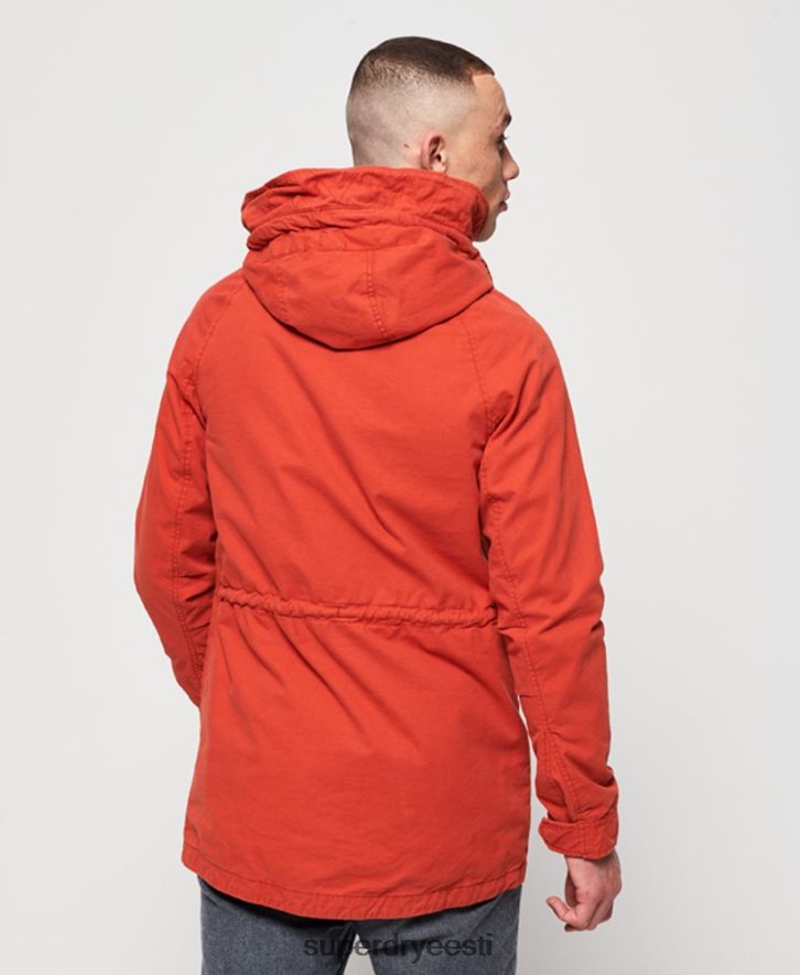 Superdry mehed aviator rookie parka jope B2LT41202 Riietus oranž