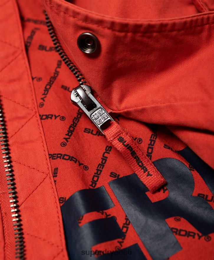 Superdry mehed aviator rookie parka jope B2LT41202 Riietus oranž