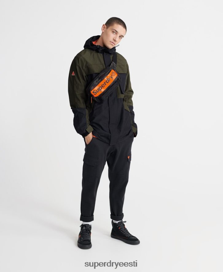 Superdry mehed desert alchemy 5 taskuga jope B2LT41198 Riietus roheline