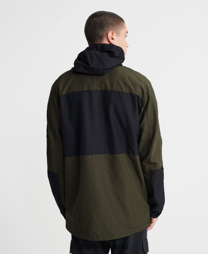 Superdry mehed desert alchemy 5 taskuga jope B2LT41198 Riietus roheline