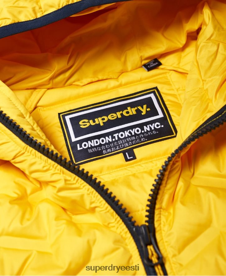 Superdry mehed down radar mix tepitud jope B2LT41183 Riietus kollane