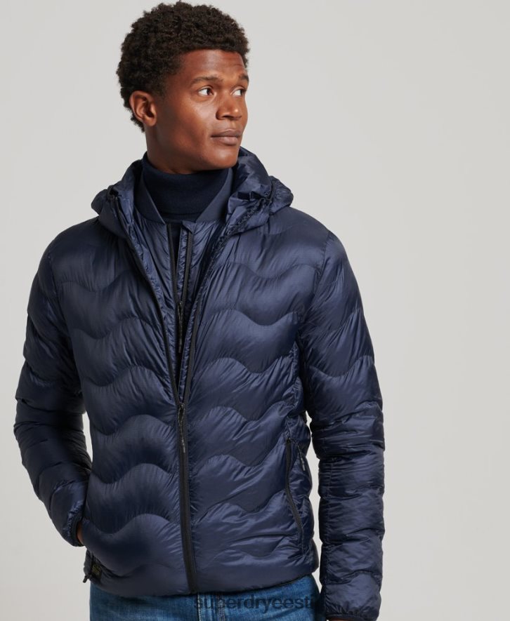 Superdry mehed kapuutsiga keskmise kihiga jakk B2LT44699 Riietus merevägi