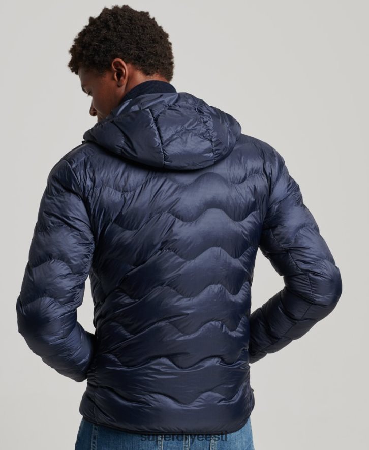 Superdry mehed kapuutsiga keskmise kihiga jakk B2LT44699 Riietus merevägi