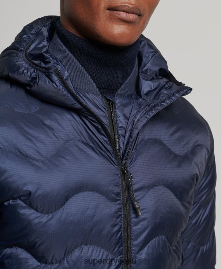 Superdry mehed kapuutsiga keskmise kihiga jakk B2LT44699 Riietus merevägi