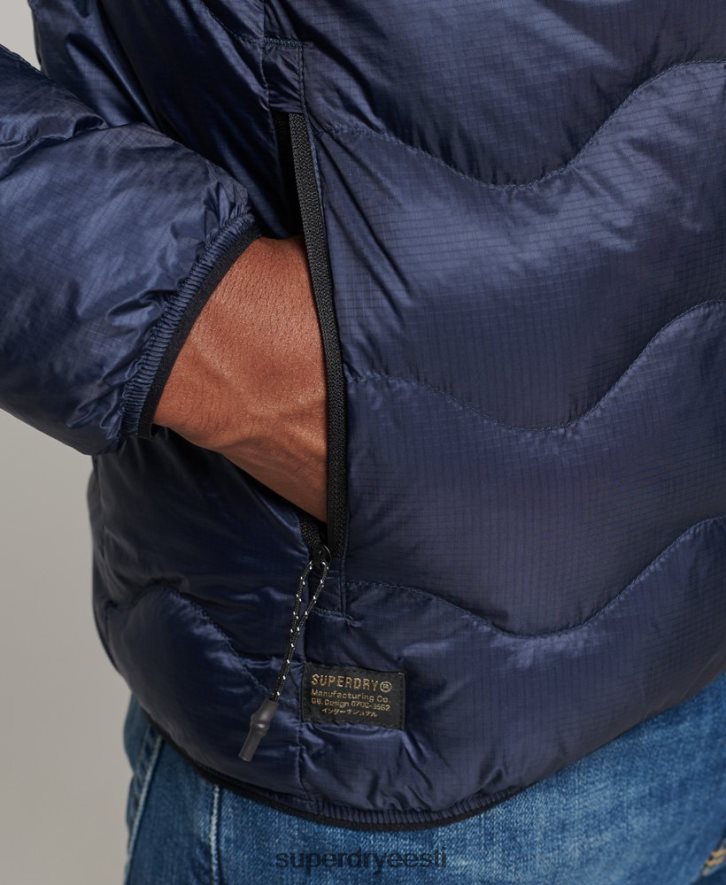 Superdry mehed kapuutsiga keskmise kihiga jakk B2LT44699 Riietus merevägi