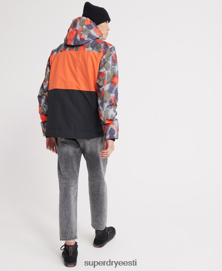 Superdry mehed kapuutsiga polaartrükiga sd-wind ründaja jope B2LT41201 Riietus mitu