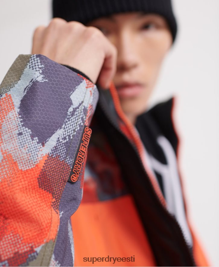 Superdry mehed kapuutsiga polaartrükiga sd-wind ründaja jope B2LT41201 Riietus mitu