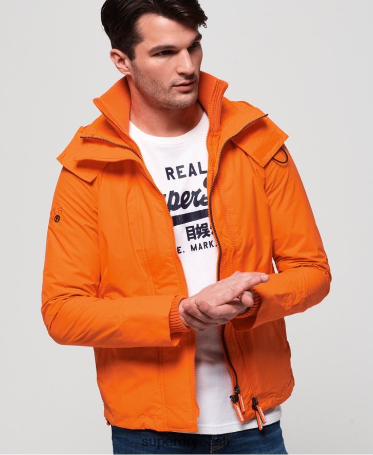 Superdry mehed kapuutsiga tehniline pop tõmblukuga sd-windcheater jope B2LT44791 Riietus sinine