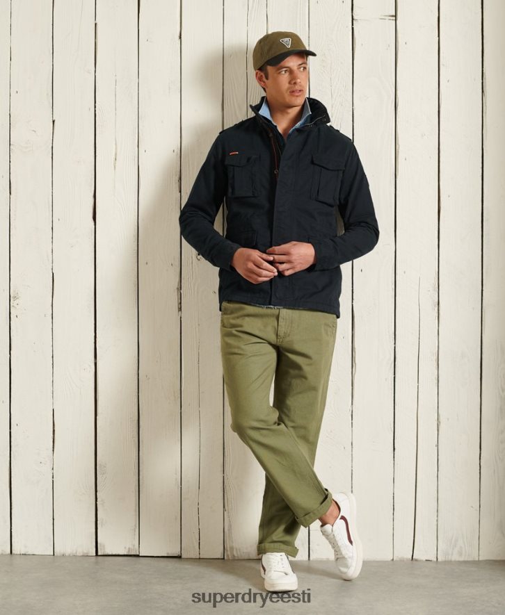 Superdry mehed klassikaline algaja jope B2LT44686 Riietus merevägi