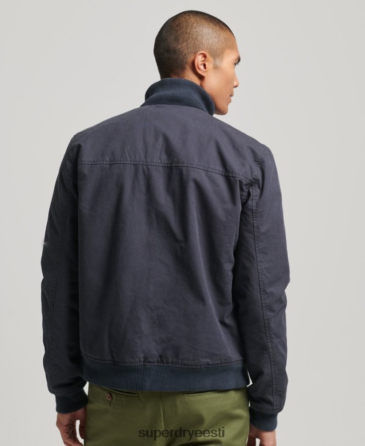 Superdry mehed koo kraega bomber jope B2LT47 Riietus merevägi