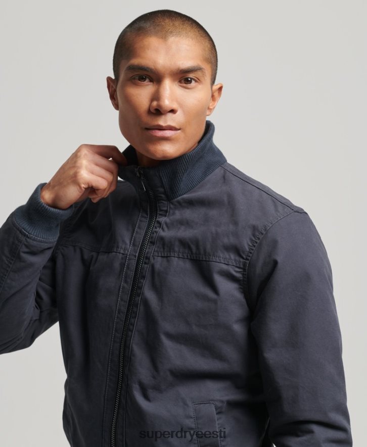 Superdry mehed koo kraega bomber jope B2LT47 Riietus merevägi