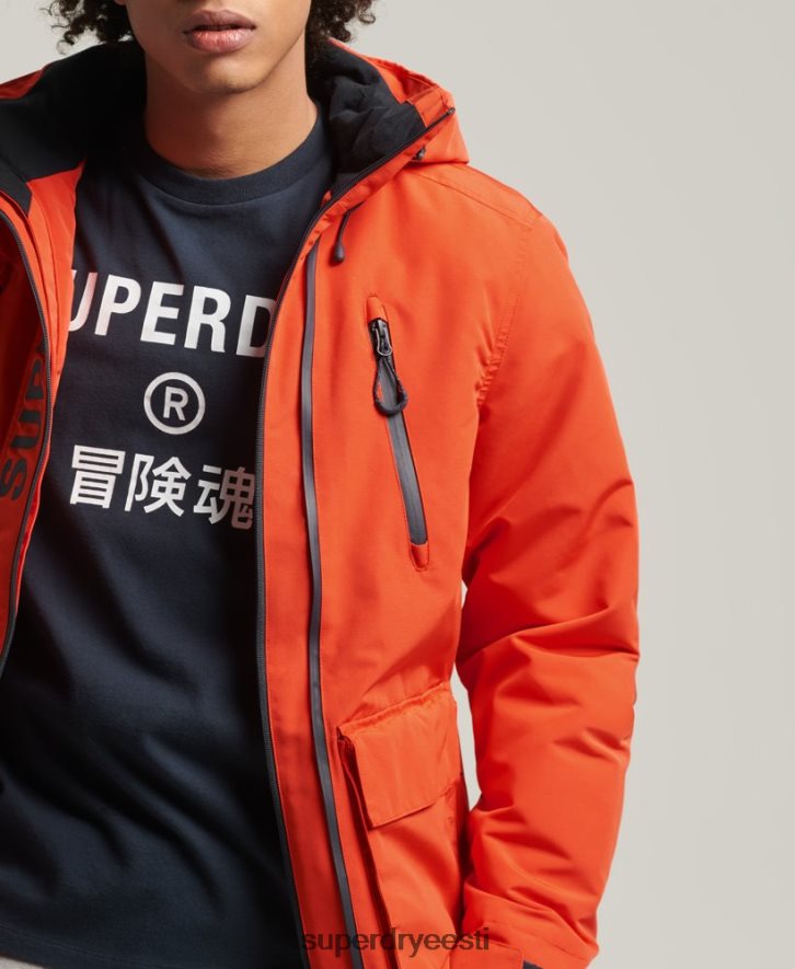 Superdry mehed ülim sd windcheater jope B2LT41091 Riietus oranž