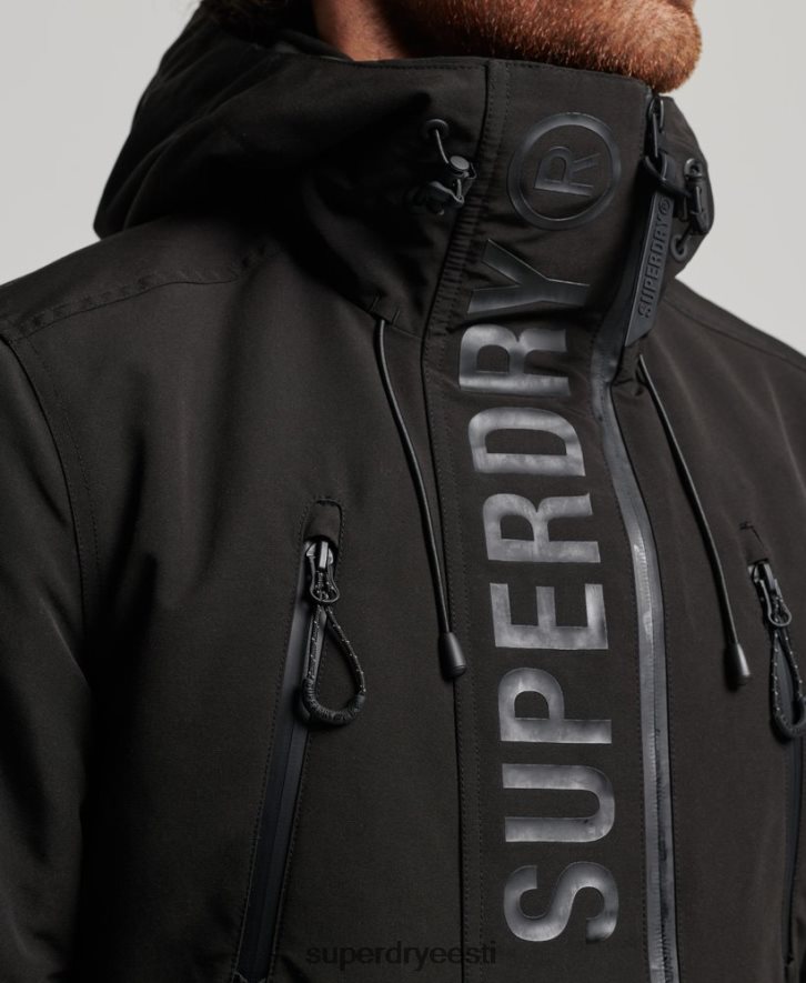 Superdry mehed ülim sd windcheater jope B2LT41119 Riietus must