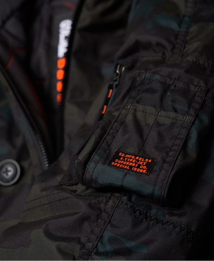 Superdry mehed park jope B2LT41134 Riietus roheline