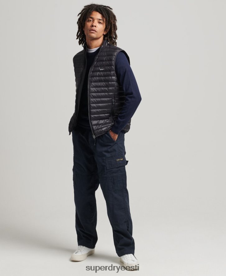 Superdry mehed tech core alla gilet B2LT44637 Riietus must