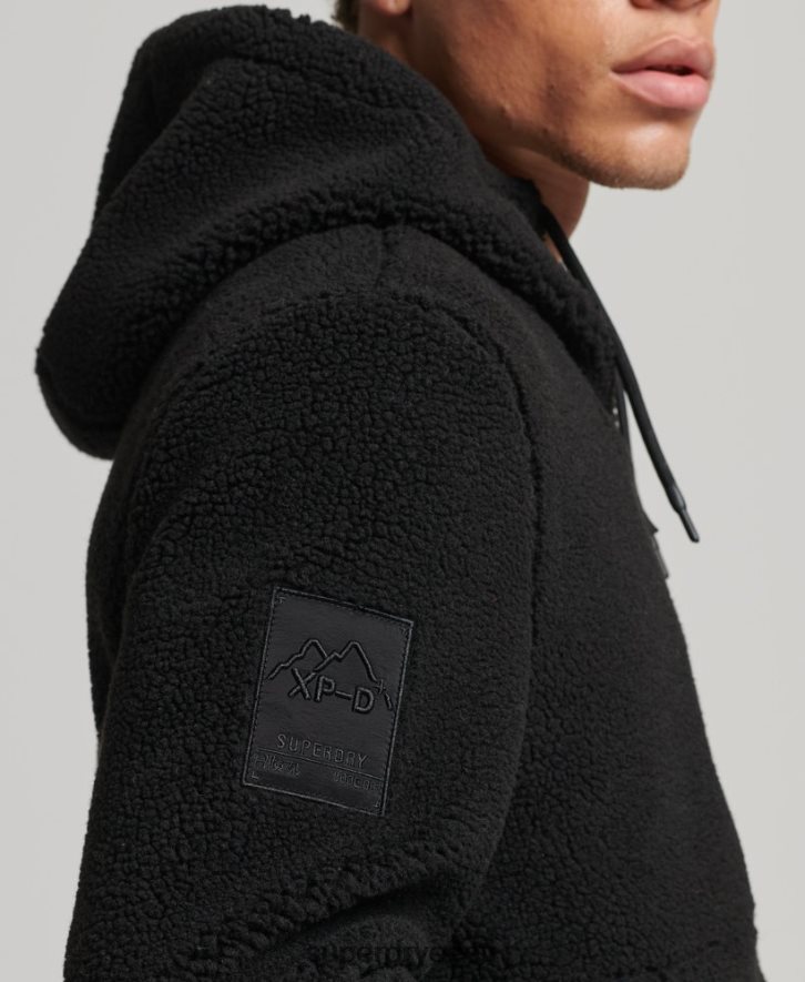 Superdry mehed xpd hübriid borg jope B2LT45002 Riietus must