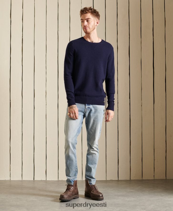 Superdry mehed lambavillane kerge meeskonnaga hüppaja B2LT45286 Riietus merevägi