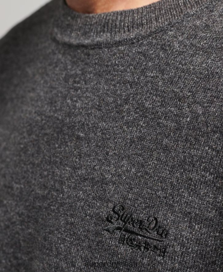 Superdry mehed oranži etiketiga meeskonna hüppaja B2LT45335 Riietus hall