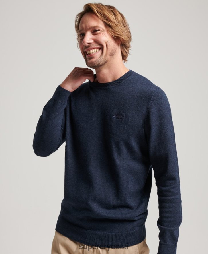 Superdry mehed oranži etiketiga meeskonna hüppaja B2LT45341 Riietus merevägi