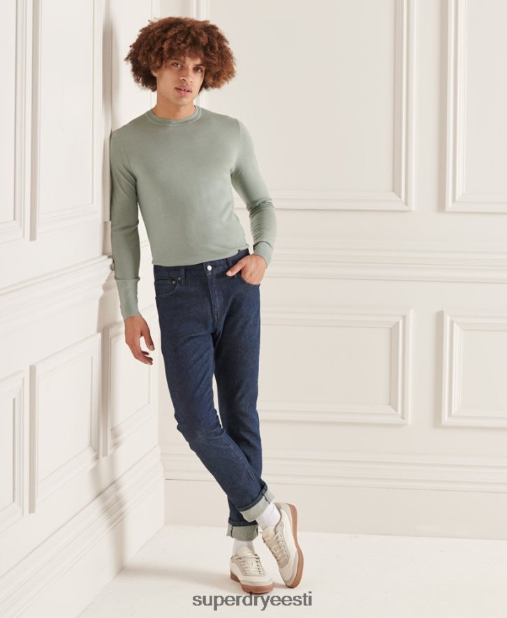 Superdry mehed studios merino crew hüppaja B2LT41315 Riietus tumehall