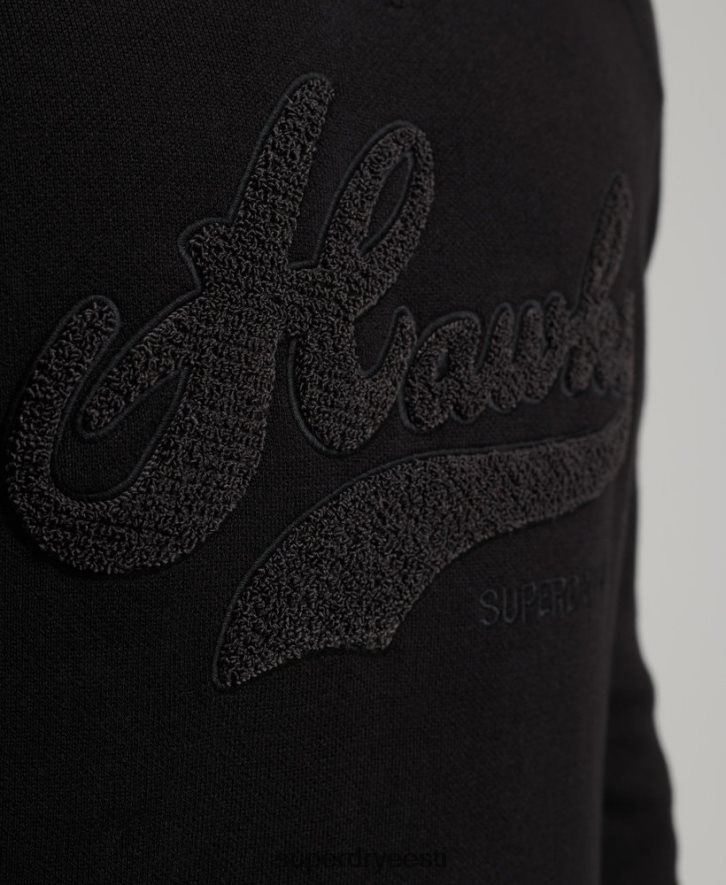 Superdry mehed vintage ülikooli kudum B2LT41342 Riietus must