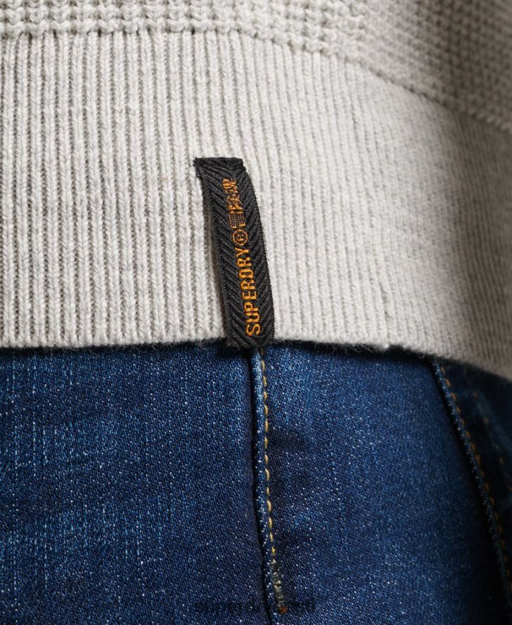 Superdry mehed vintage tekstuuriga crew trikotaaž B2LT41238 Riietus hall