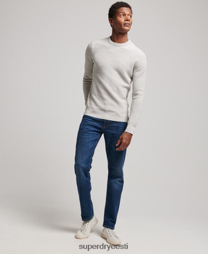 Superdry mehed vintage tekstuuriga crew trikotaaž B2LT41238 Riietus hall