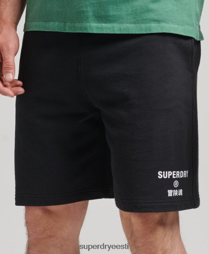 Superdry mehed Code core spordipüksid B2LT4347 Riietus must
