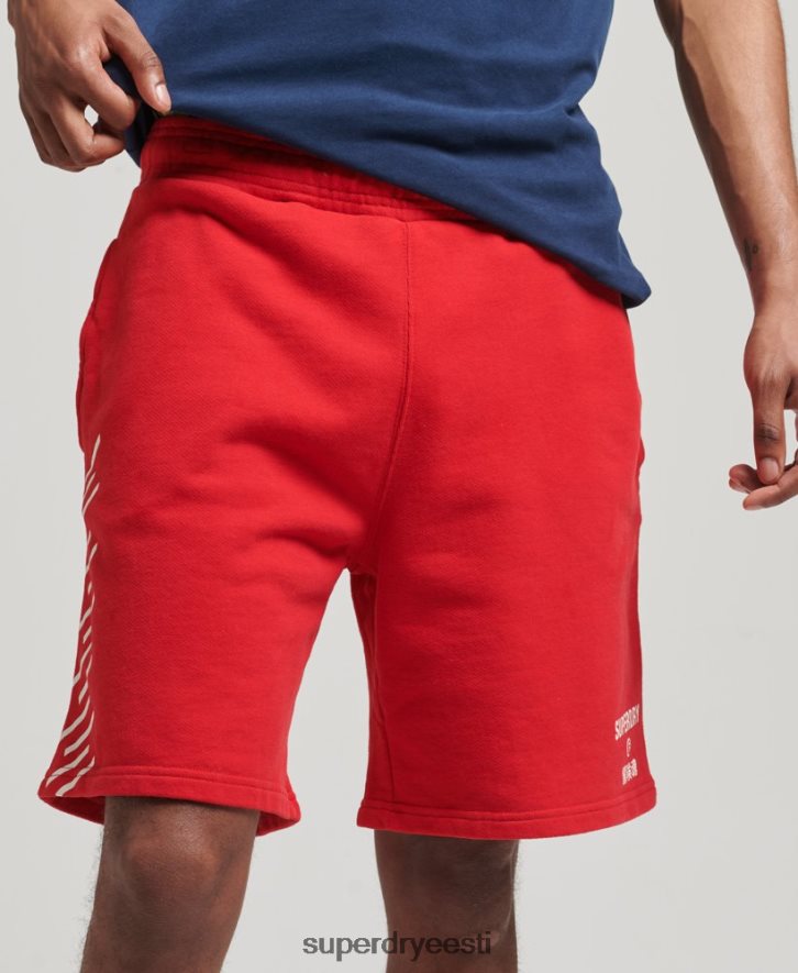 Superdry mehed Code core spordipüksid B2LT4367 Riietus punane