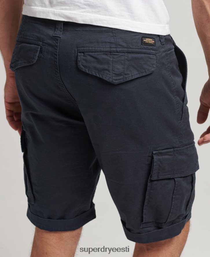 Superdry mehed orgaanilisest puuvillast põhilised cargo lühikesed püksid B2LT4244 Riietus merevägi
