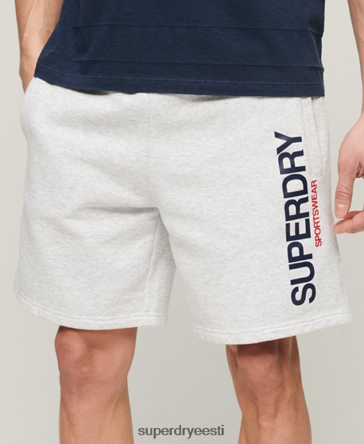 Superdry mehed spordirõivad lahtised lühikesed püksid B2LT4321 Riietus hall