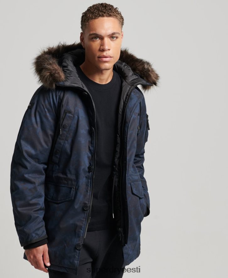 Superdry mehed originaal ja vintage parkmantel B2LT44509 Riietus merevägi