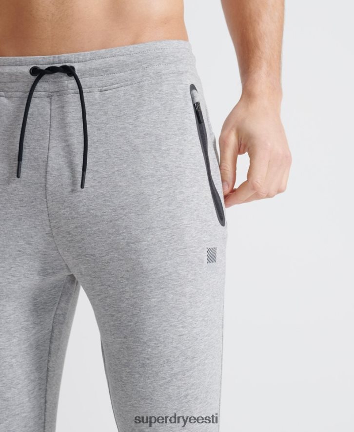 Superdry mehed jõusaali sörkijate treenimine B2LT45405 Riietus hall