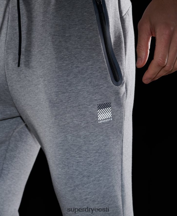 Superdry mehed jõusaali sörkijate treenimine B2LT45405 Riietus hall