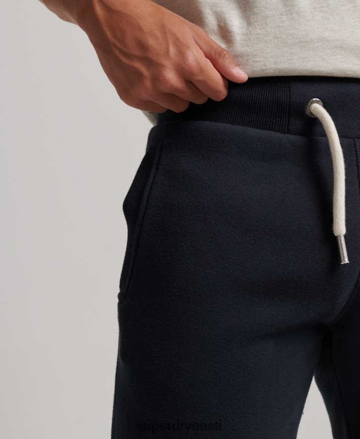 Superdry mehed kolledži logoga saledad mansetiga sörkijad B2LT46496 Riietus merevägi