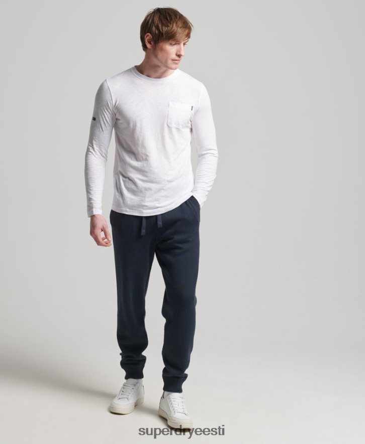 Superdry mehed orgaanilise puuvilla stuudiod hädavajalikud sörkijad B2LT46395 Riietus merevägi