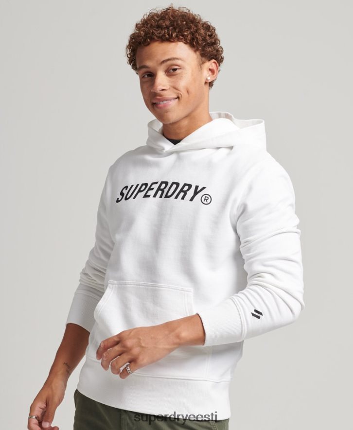 Superdry mehed Code core sport kapuuts B2LT45191 Riietus valge