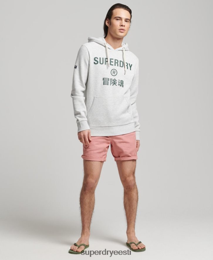 Superdry mehed Vintage ettevõtte logoga kapuuts B2LT45184 Riietus helehall